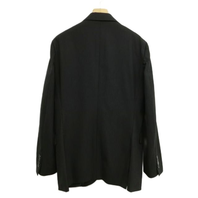 【中古】ブラックレーベルクレストブリッジ ストライプ シングル 2B スーツ セットアップ 美品 40 ブラック_3