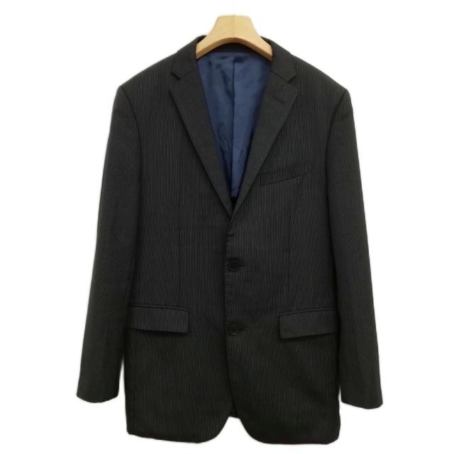 【中古】バーバリーブラックレーベル ストライプ シングル 2B スーツ セットアップ 38 ブラック系_2