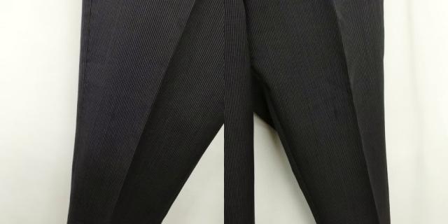 【中古】バーバリーブラックレーベル ストライプ シングル 2B スーツ セットアップ 38 ブラック系_6