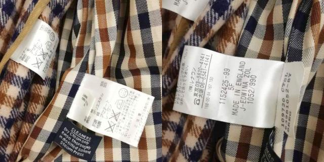 【中古】アクアスキュータム AQUASCUTUM イングランド 英国製 ステンカラー トレンチコート 美品 8 R ブラック_8
