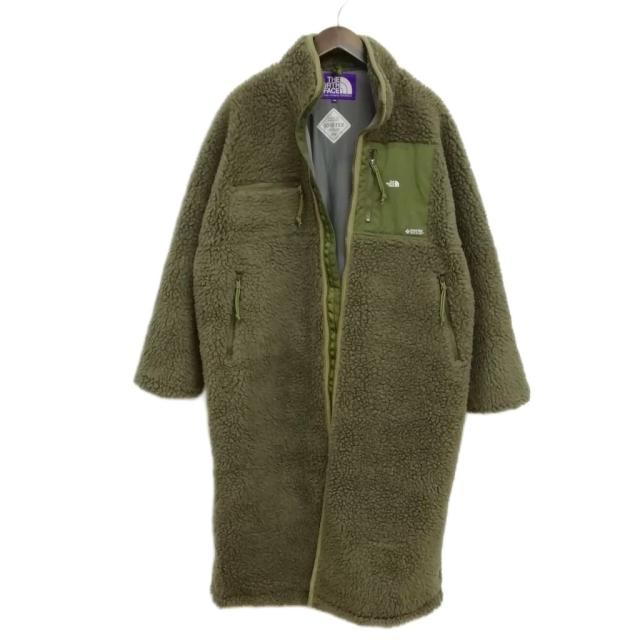 【中古】ノースフェイス パープルレーベル NA2251N GORE-TEX ボア フリース フィールドコート WS オリーブ
