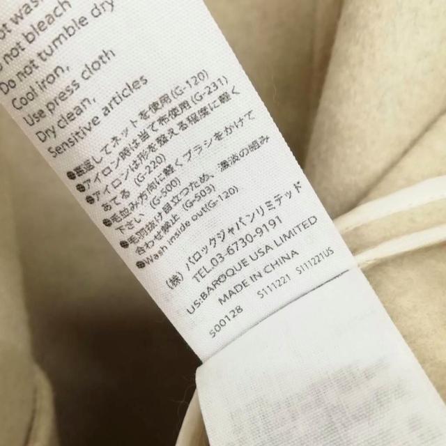 【中古】エンフォルド ENFOLD 300EA230-1110 21AW ソフトリバー ケープ コート オーバーサイズ 36 アイボリー系_8
