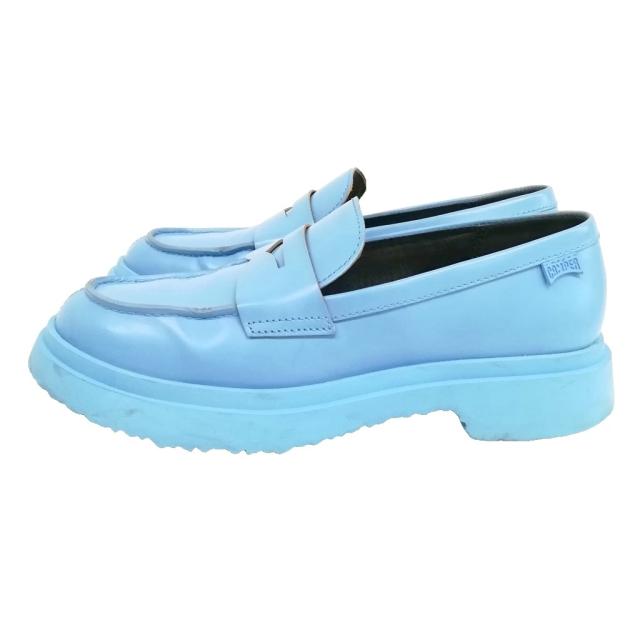 【中古】カンペール CAMPER K201116-013 WALDEN ウォールデン ローファー スリッポン 38 ブルー レディース_4