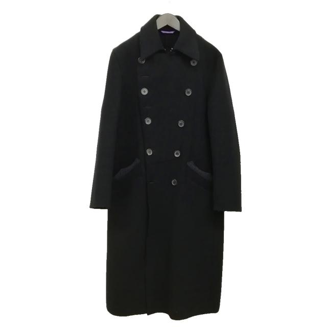 【中古】ポールスミスコレクション PAUL SMITH COLLECTION ロング コート ピーコート L ブラック メンズ