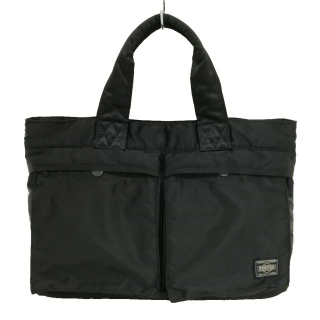 【中古】ボーイ PORTER 吉田嚢 622-76995 油槽船 ミニ トート 御徒面子 黒いこと メンズ レディース
