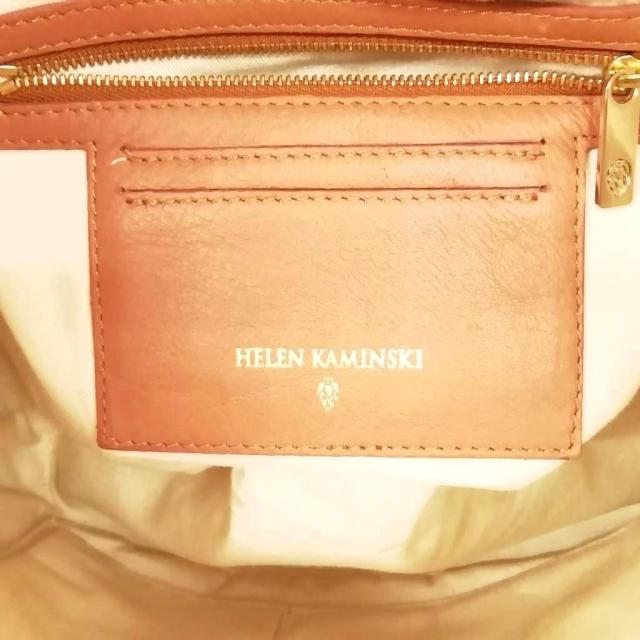 【中古】ヘレンカミンスキー HELEN KAMINSKI 2way ラフィアバッグ トートバッグ ショルダーバッグ ベージュ系