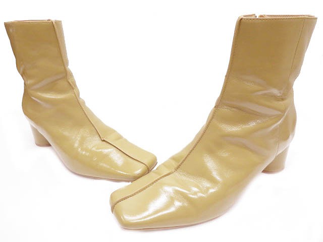 中古】トゥデイフル TODAYFUL Square Enamel Boots エナメル ショート 新作通販サイト todayfulスクエアエナメルブーツ ブーツ