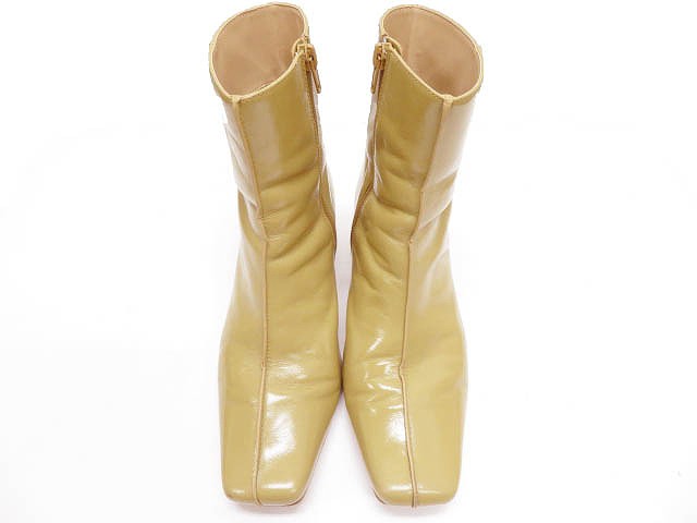 中古】トゥデイフル TODAYFUL Square Enamel Boots エナメル ショート 新作通販サイト todayfulスクエアエナメルブーツ ブーツ