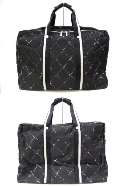 中古 シャネル Chanel 旧トラベルライン ボストンバッグ 旅行鞄 黒 ブラック Z メンズ レディース ユニセックスの通販はau Pay マーケット ブランド古着のベクトル