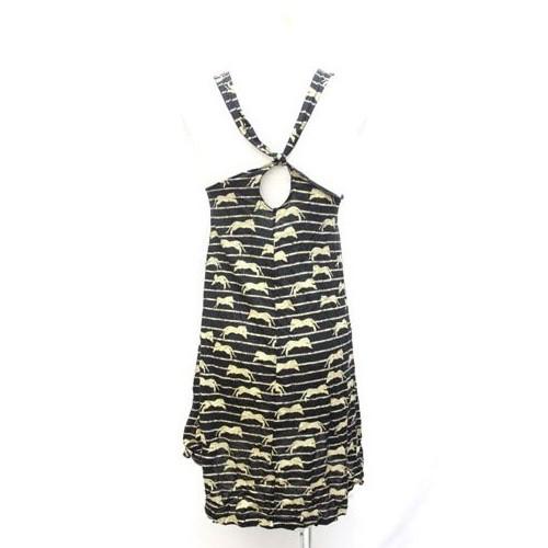 中古 エイチ エム H M キャミワンピ ワンピース 豹モチーフ 柄 Xs 黒 ブラック Zt2 レディースの通販はau Pay マーケット ブランド古着のベクトル