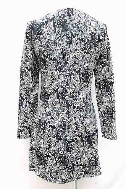 中古 ザラウーマン Zara Woman ワンピース ひざ丈 ボタニカル 柄 モノトーン 長袖 Xs ブラック 黒 レディースの通販はau Pay マーケット ブランド古着のベクトル