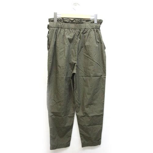 中古 ザラ ベーシック Zara Basic パンツ ハイウエスト シンプル リボン S 緑 カーキ Z レディースの通販はau Pay マーケット ブランド古着のベクトル