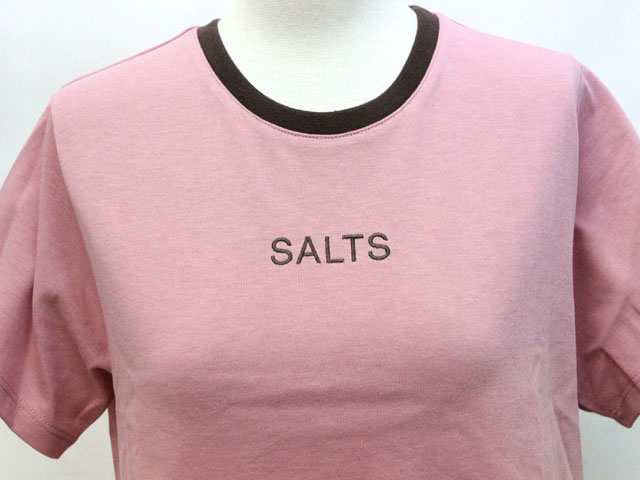 中古】未使用品 ソルツ SALTS Tシャツ カットソー 英字 ロゴ 半袖 M