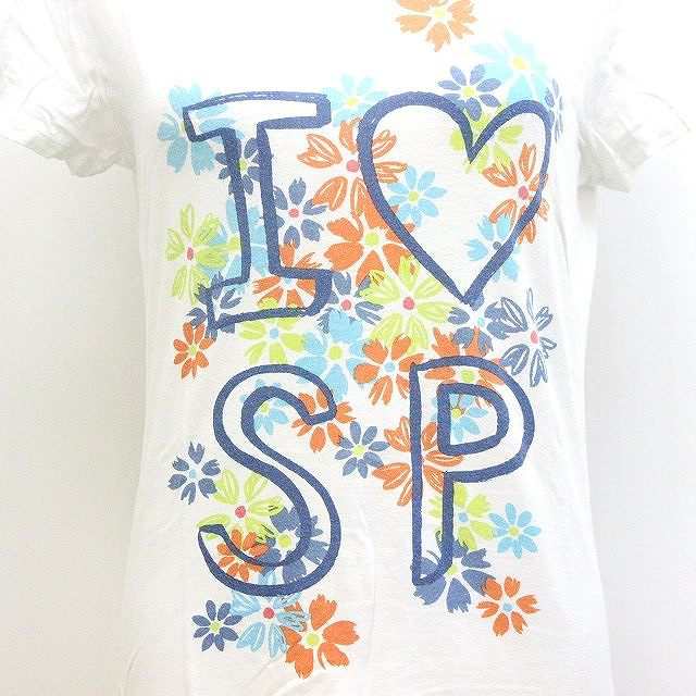 中古】スポーティフ SPORTIFF Tシャツ カットソー プリント 英字 半袖