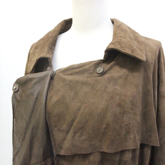 中古】ジョルジオブラット GIORGIO BRATO レザーコート ラムレザー 