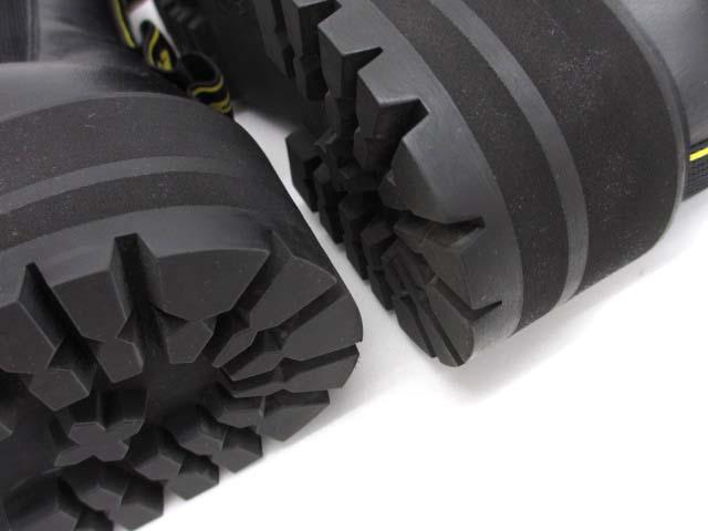 フェンディ FENDI 8T8068 カーフスキン×ニット ミドル丈ブーツ 35