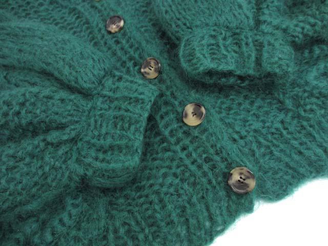 美品 ロエベ LOEWE アナグラム カーディガン モヘアブレンド M