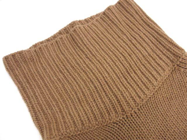 美品 グッチ 164871 キャメル100％ タートルネック ニット ポンチョ GUCCI - 美品 グッチ 164871 キャメル100％ タートルネック