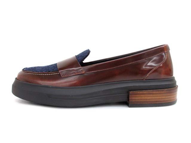 【新品】TOD’S トッズ　黒革アニマルハラココンビ靴 新品】TOD'S トッズ 黒＆ブラウンコンビレザーシューズ 新品