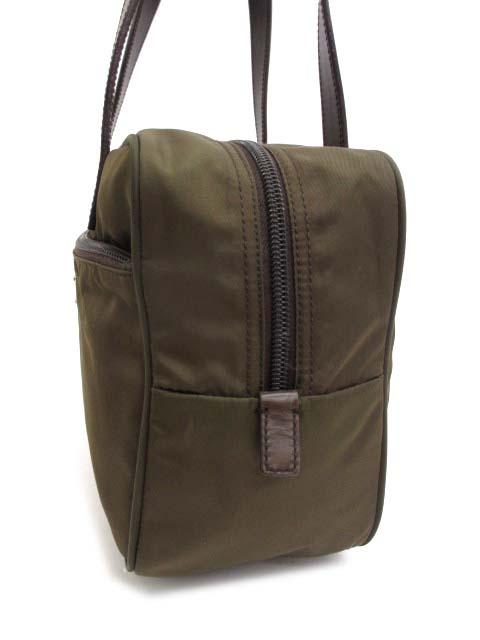 美品 プラダ BR1787 ナイロン×レザー ミニボストンバッグ トートバッグ PRADA - 美品 プラダ BR1787 ナイロン×レザー ミニボストン
