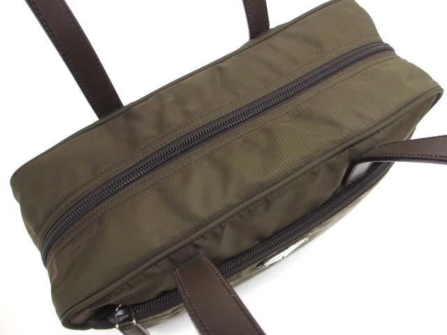 中古】プラダ PRADA BR1787 ナイロン×レザー ミニボストンバッグ