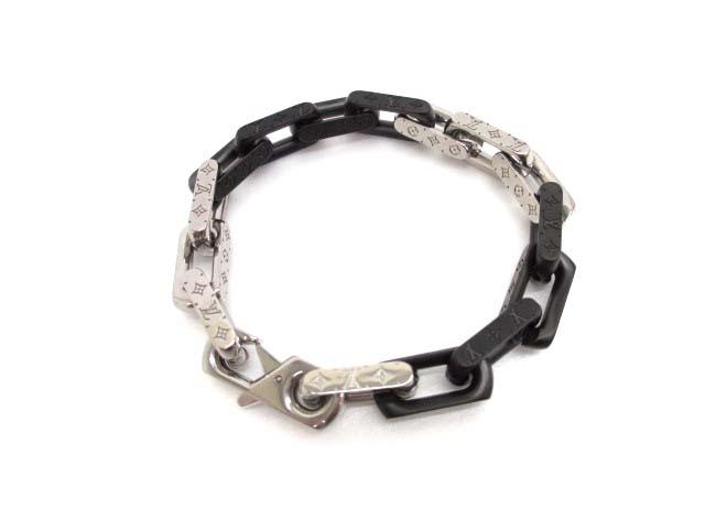 【中古】ルイヴィトン LOUIS VUITTON M00687 ブレスレット・モノグラム チェーン  メンズの通販は