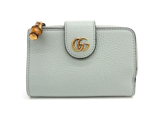 グッチ GUCCI 739498 バンブー付き ダブルG ミディアム