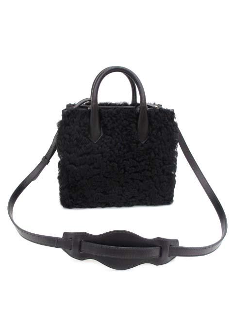 美品 バレンシアガ 347237 パドロックヌード ミニ ムートン BALENCIAGA - 美品 バレンシアガ 347237 パドロックヌード ミニ