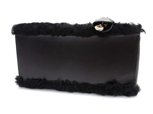 美品 バレンシアガ 347237 パドロックヌード ミニ ムートン BALENCIAGA - 美品 バレンシアガ 347237 パドロックヌード ミニ