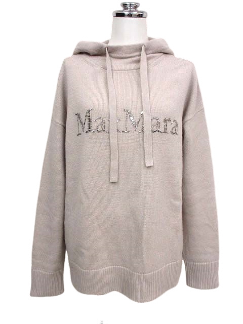 美品 'S MAX MARA 24AW ゴリツィア GORIZIA パーカー S MAXMARA（エスマックスマーラ） エス マックスマーラ ニットパーカー