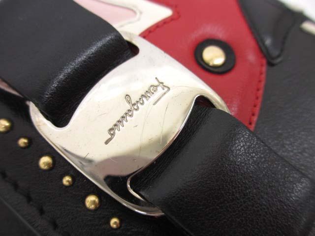 中古】サルヴァトーレフェラガモ 21G659 ヴァラ VARA ボウ BOW