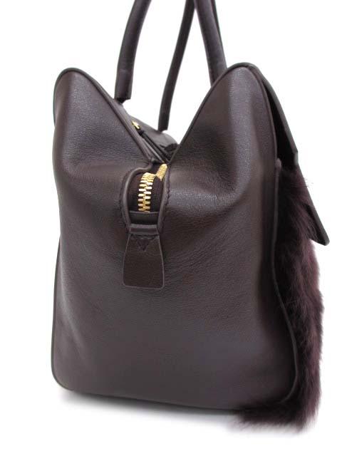 【中古】アニヤハインドマーチ ANYA HINDMARCH 24AW シートン トップハンドル トートバッグ シアリング レディース_3