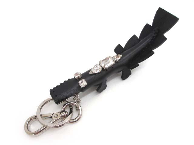 中古】フェンディ FENDI 7AR424 クロコダイル バッグチャーム