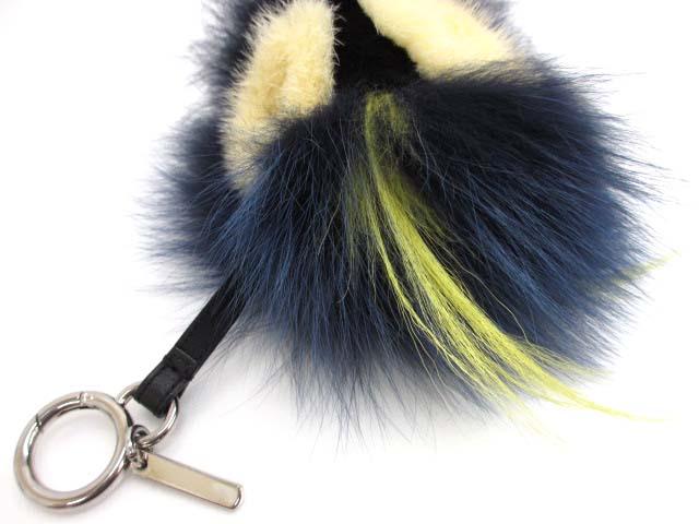 FENDI フェンディ モンスター キーリング ブラック カモフラージュ 迷彩 割引レディース - FENDI フェンディ モンスター キーリング ブラック