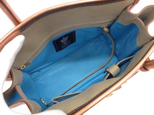 【中古】ADMJ アクセソワ Accessoires De Mademoiselle クラックメタル前金具付トートM 25WS01002 トートバッグ レディース 中古】ADMJ アクセソワ Accessoires De Mademoiselle クラックメタル前