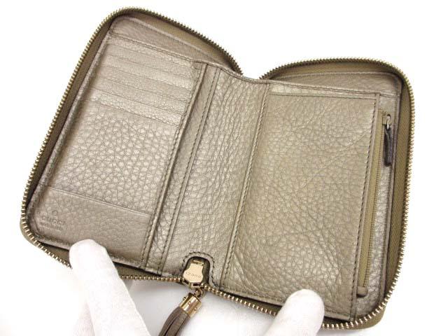 美品 グッチ 351486 ソーホー ミディアムウォレット 二つ折り財布 中古】グッチ GUCCI 351486 ソーホー ミディアムウォレット 二