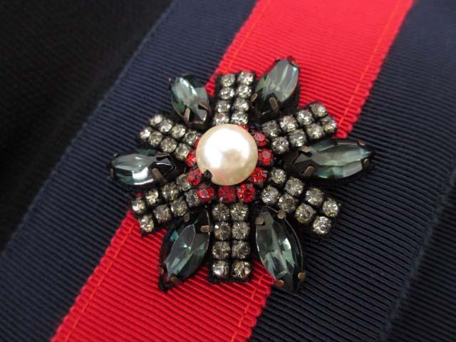 グッチ GUCCI 16AW Blind for Love Tweed Jacket ブラインドフォーラブ