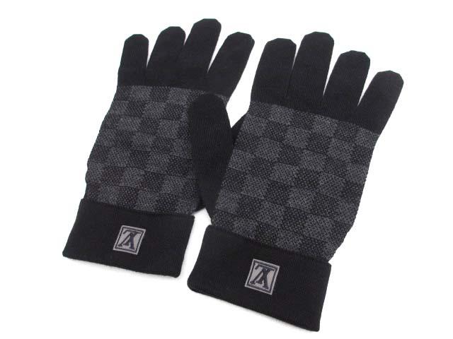 ルイヴィトン M70006 ゴン・プティ ダミエ柄手袋 メンズ 