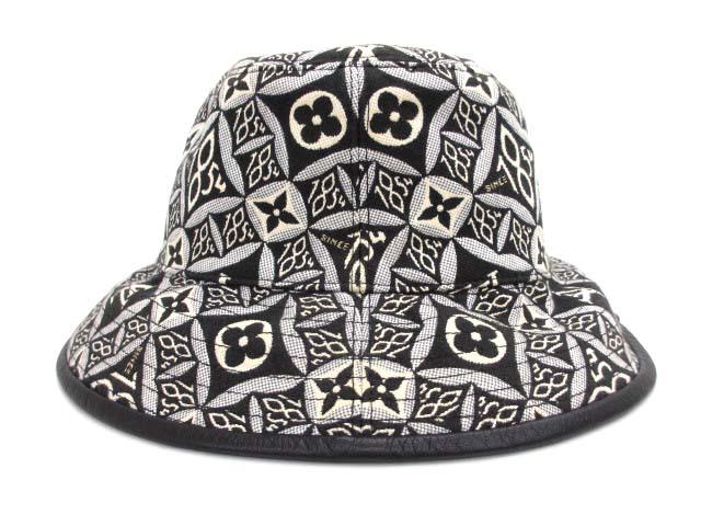 【中古】ルイヴィトン LOUIS VUITTON Since1854 ボブ バケットハット MP2828 モノグラム ジャガード レディース_1