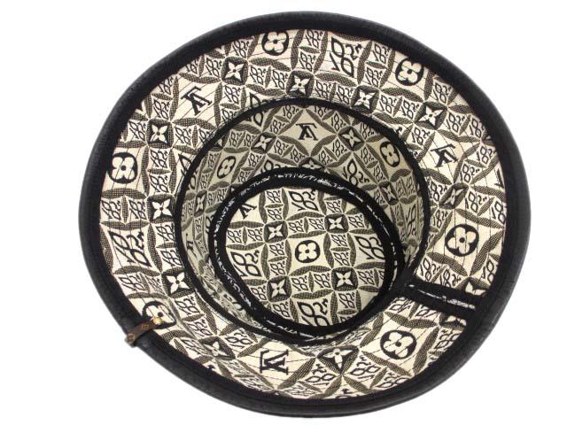 【中古】ルイヴィトン LOUIS VUITTON Since1854 ボブ バケットハット MP2828 モノグラム ジャガード レディース_4