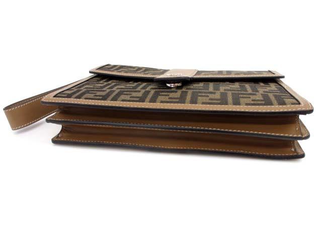 中古】フェンディ FENDI 7VA568 FFファブリック オーロック クラッチ