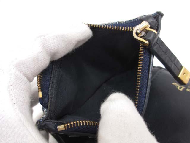 【中古】クリスチャンディオール Christian Dior 30モンテーニュ ダリア ウォレット デニム S2197UDCE 30 Montaigne Dahlia レディース_7