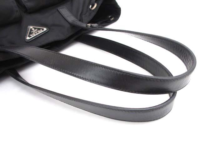 【中古】プラダ PRADA BR3257 トライアングル ドローストリング トートバッグ レディース_2