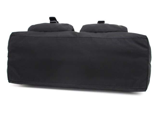 【中古】プラダ PRADA BR3257 トライアングル ドローストリング トートバッグ レディース_5