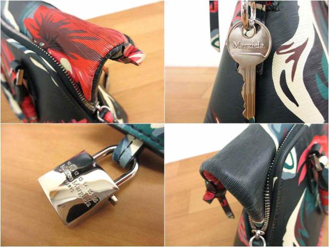 【中古】メゾンマルジェラ 11 Maison Margiela 11  5AC ミニタペストリーバック S35WG0226 2way ショルダーバッグ 花柄 レディース_7