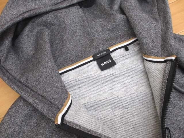 【中古】ヒューゴボス HUGO BOSS MERCERISED ジップアップパーカー S  メンズ_3