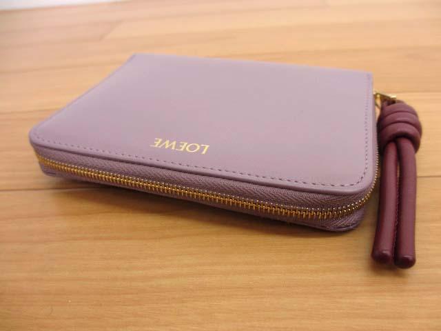 【中古】ロエベ LOEWE ノット コンパクト ジップウォレット 二つ折り財布 CEM1CWZX01　 レディース_3