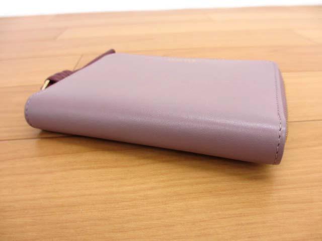 【中古】ロエベ LOEWE ノット コンパクト ジップウォレット 二つ折り財布 CEM1CWZX01　 レディース_4