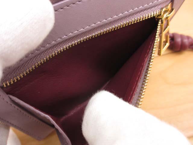 【中古】ロエベ LOEWE ノット コンパクト ジップウォレット 二つ折り財布 CEM1CWZX01　 レディース_7