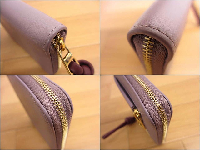 【中古】ロエベ LOEWE ノット コンパクト ジップウォレット 二つ折り財布 CEM1CWZX01　 レディース_8
